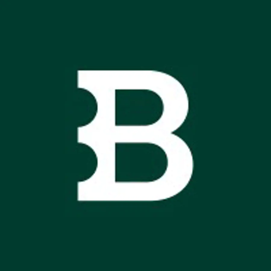 Het logo van Bitstamp