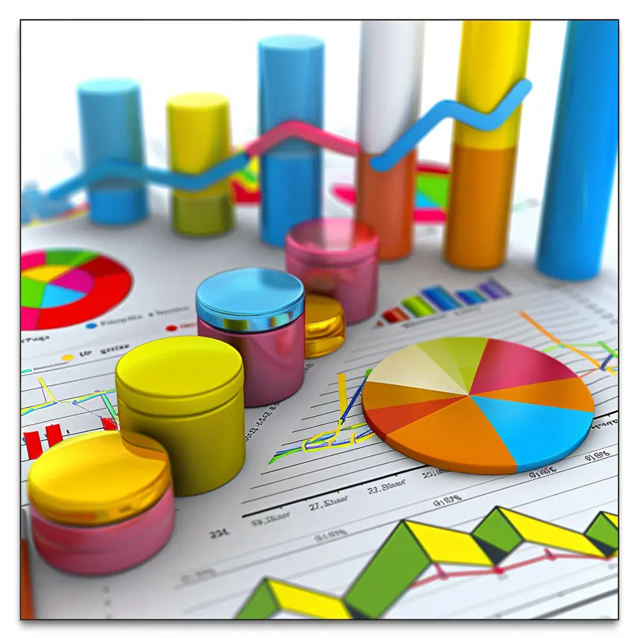 afbeelding van portfoliobeheer met grafieken en gegevens.