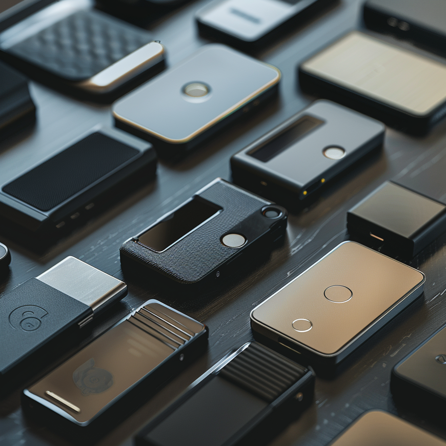 Afbeelding van verchilende crypto wallets.