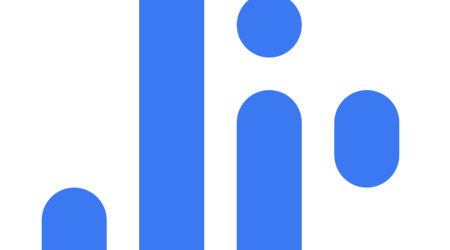 Iconomi logo blauw op doorzichtig achtergrond